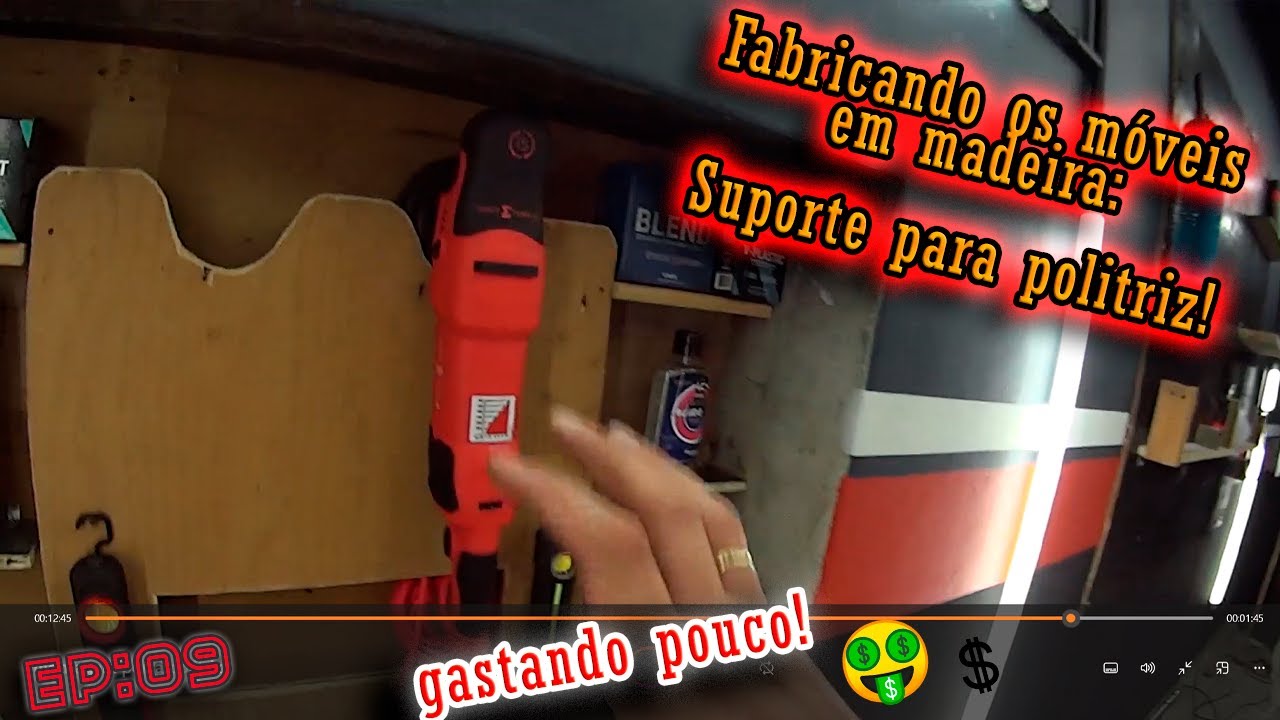 Faça você mesmo Suporte para Politriz em madeira