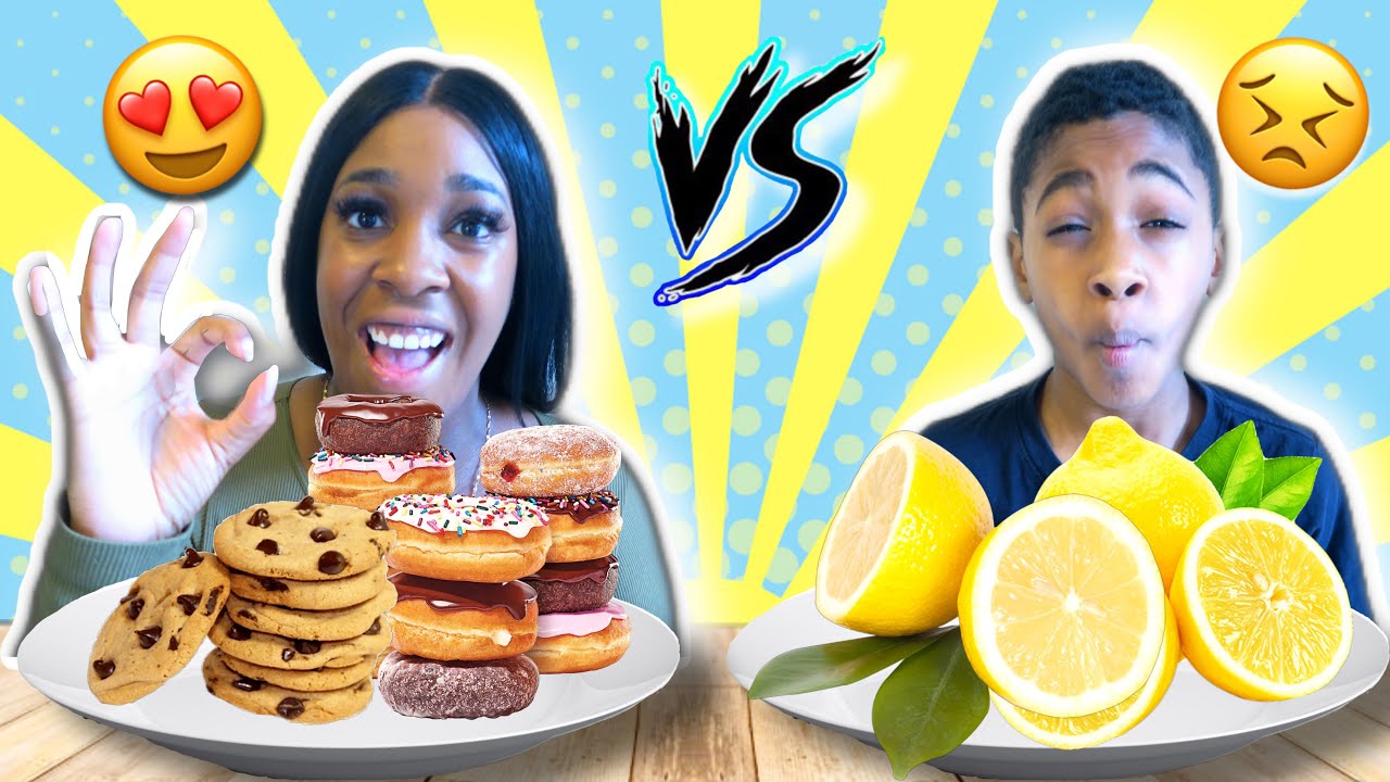 SWEET vs SOUR FOOD CHALLENGE!!