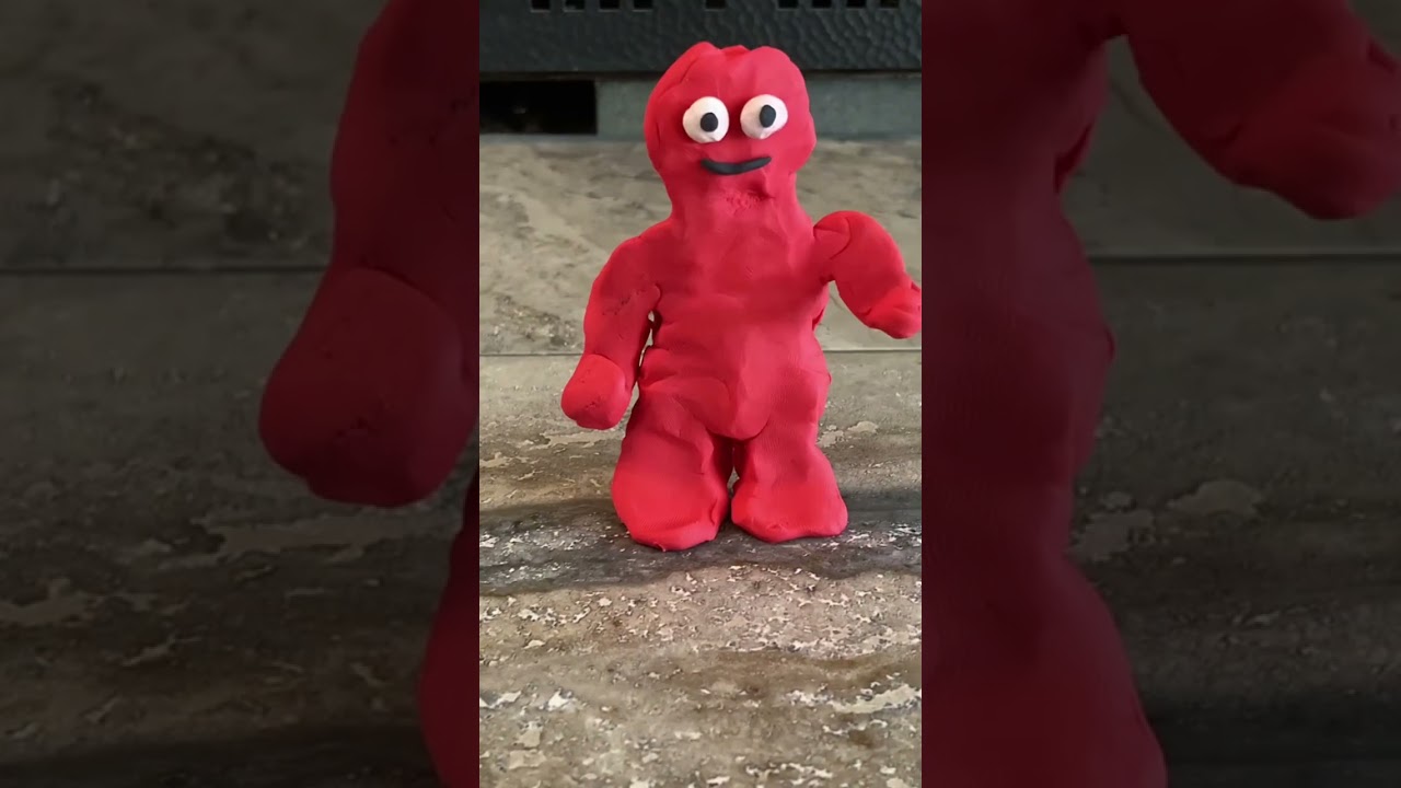 Animation with red clay