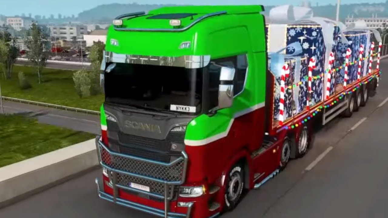 EURO TRUCK SIMULATOR 2 - CONSEGNE NATALIZIE - GAMEPLAY ITA
