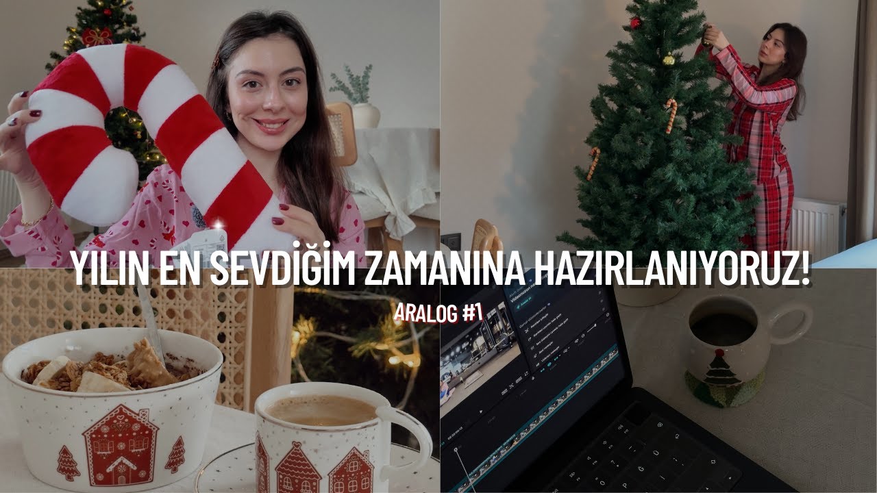 ARALOG #1 | yalnız yaşadığım evimi yılbaşına hazırlıyorum & lcw home yılbaşı alışverişim 🎄