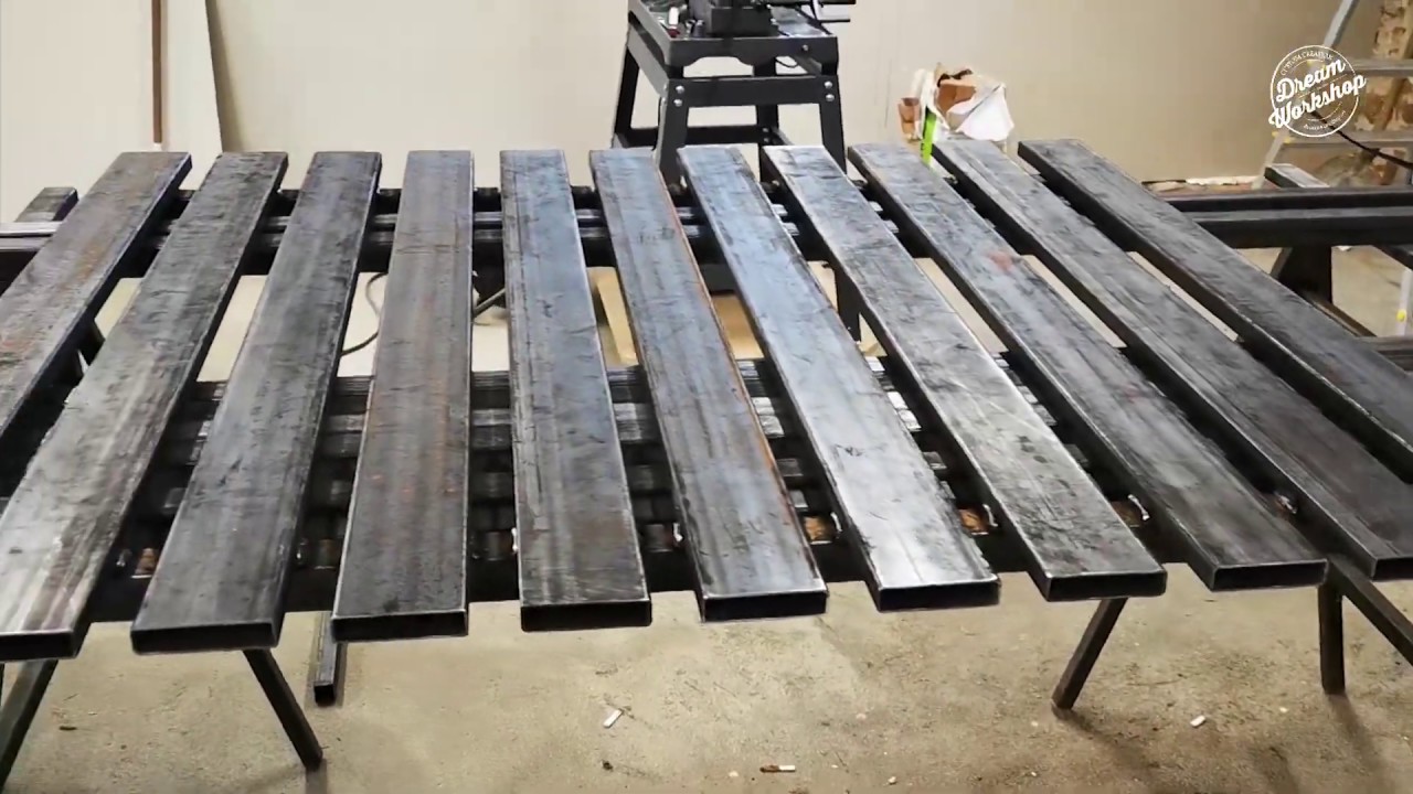 Welding Table DIY part 1 -  Dream Workshop equipment S02E02