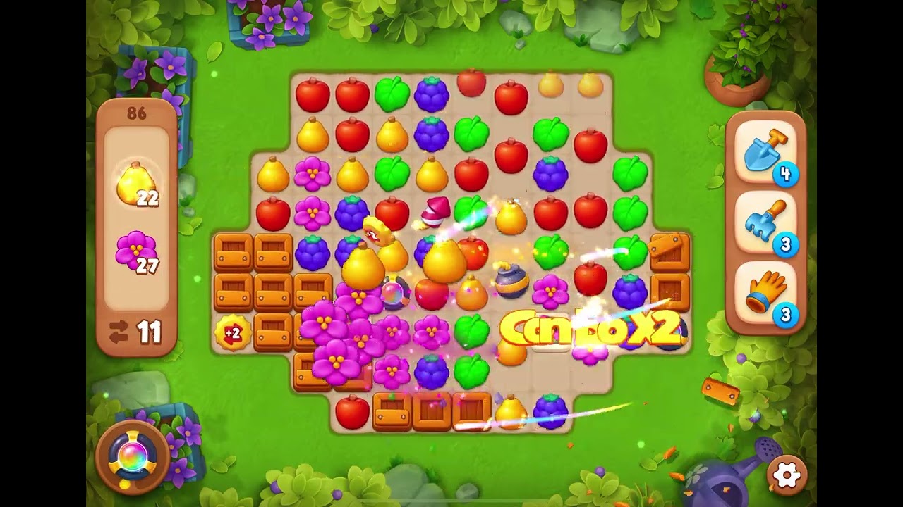 Gardenscapes Level 86 [No Boosters]