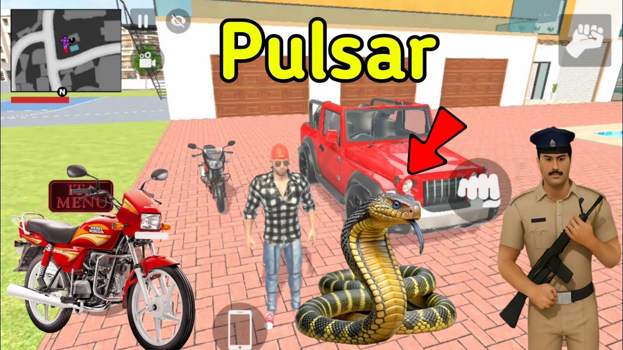 🎮Franklin order by 2⃣ Golden🏆 Pulsar h2r in Indian 🇮🇳 bike Thief Auto simulator !!!!!!!!!🎮