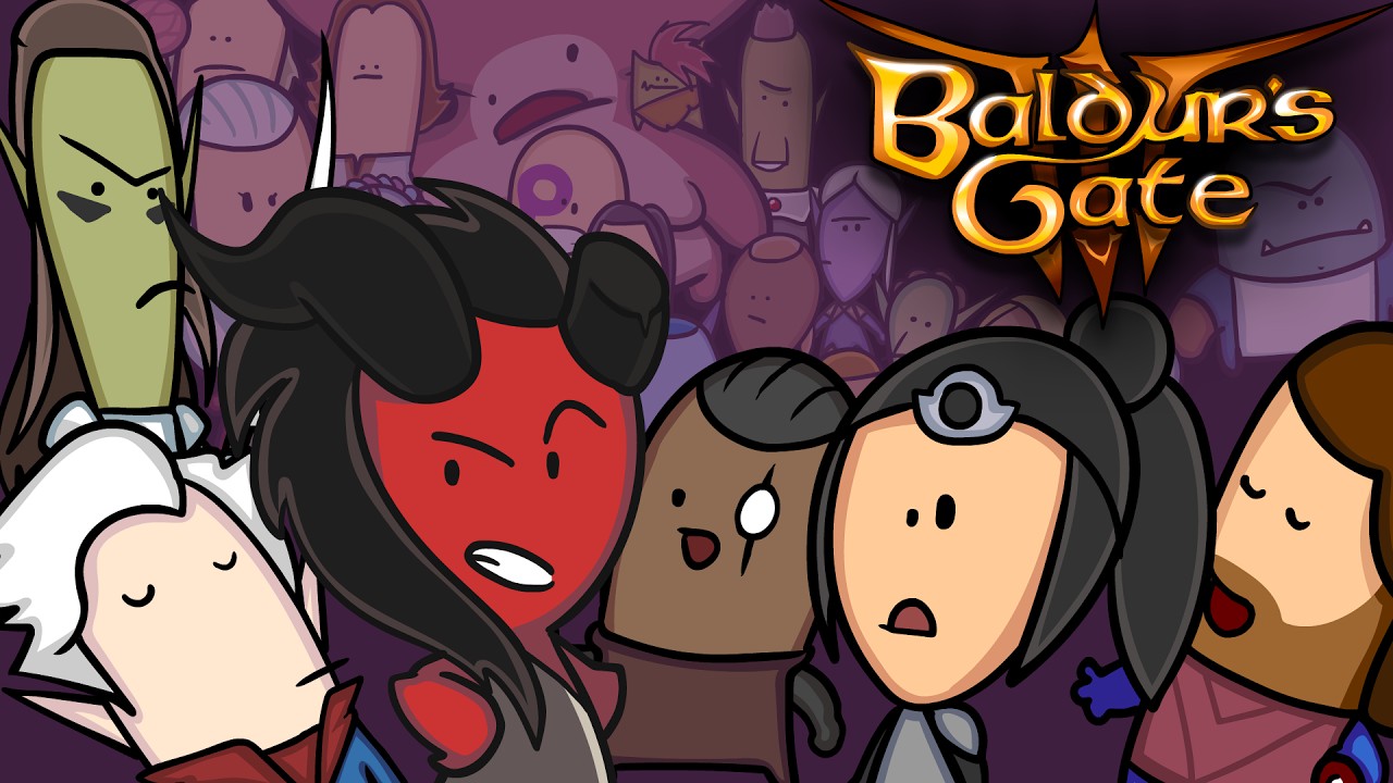 I drew EVERY party member | Baldur's Gate 3