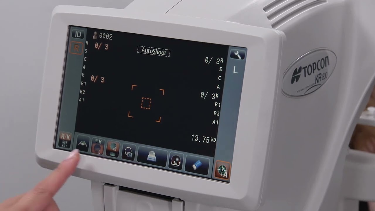 Topcon KR-800 - Understanding the Buttons