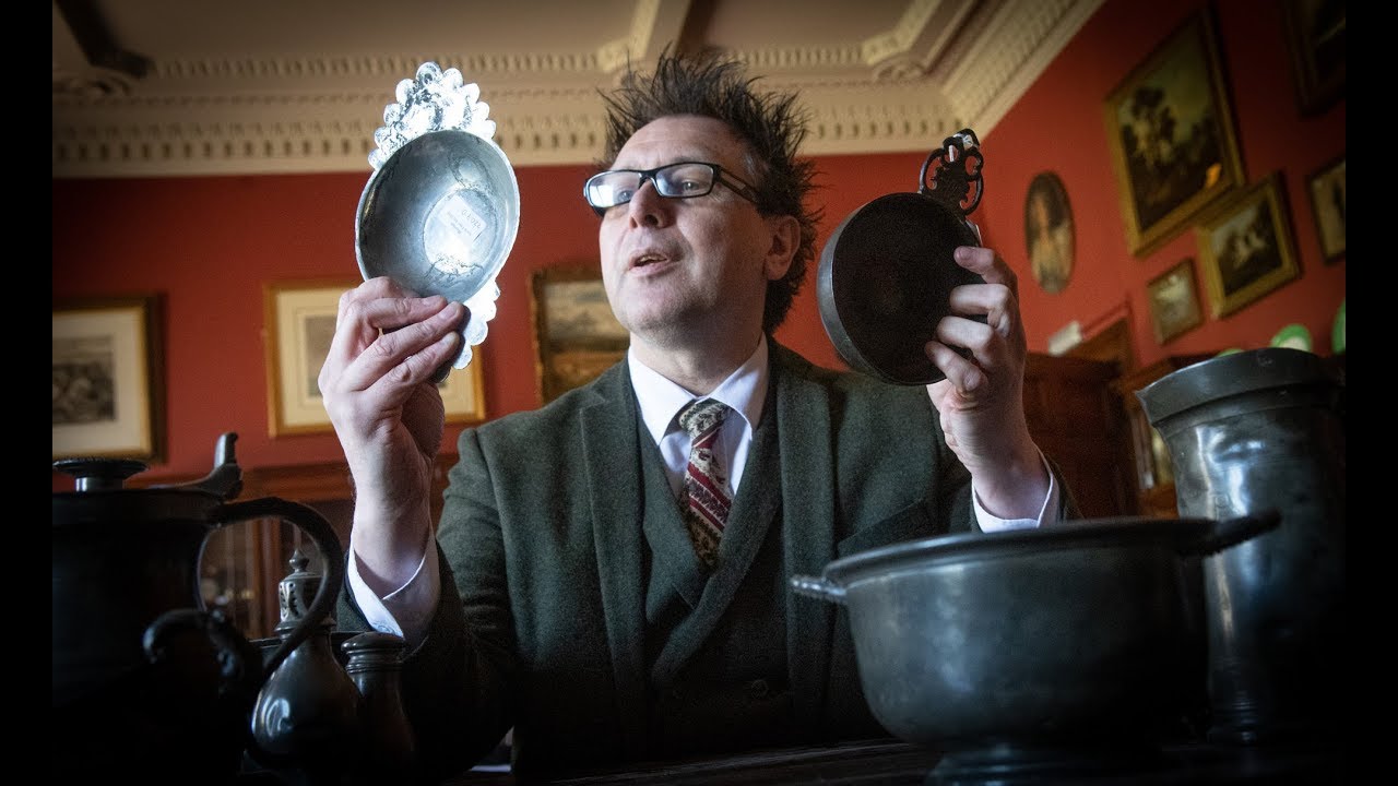HANSONS EXPERTS at Bishton Hall - Rik talks about pewter