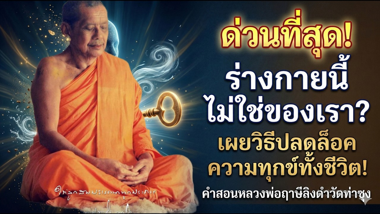 ร่างกายนี้ไม่ใช่ของเรา? เผยความลับมหาสติปัฏฐานสูตร ทางลัดดับทุกข์ |หลวงพ่อฤาษีลิงดำวัดท่าซุง