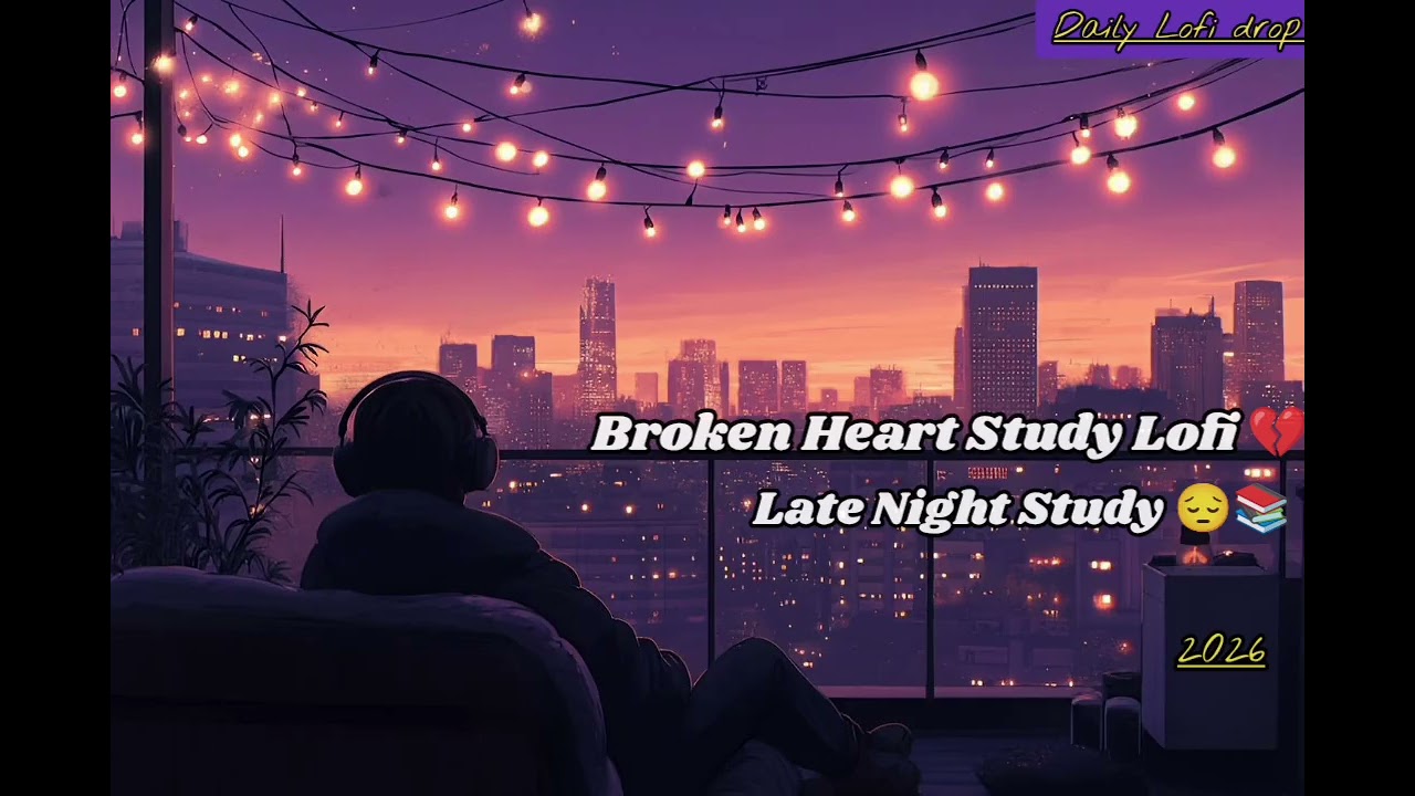 Broken Heart Study Lofi 💔 | Best Sad Songs 2026 | Chill & Focus