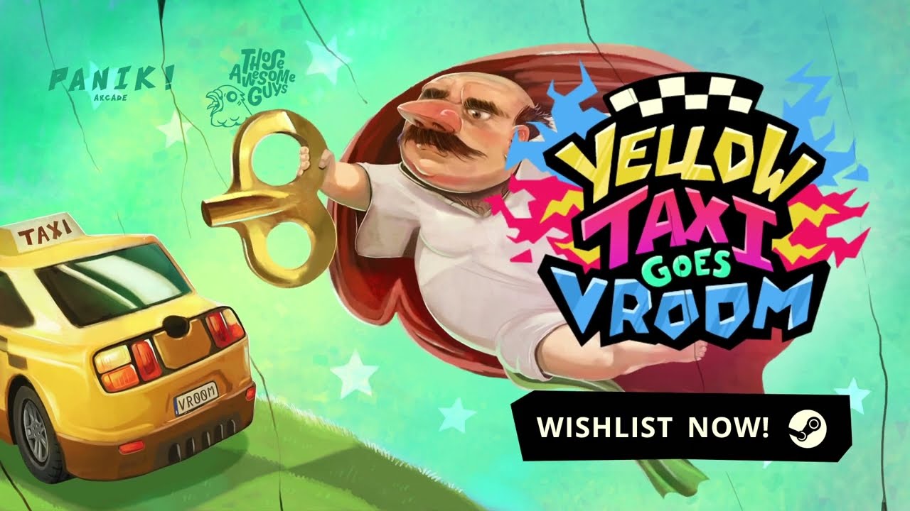 Yellow Taxi Goes Vroom - Gameplay Trailer!!! UPDATED DEMO OUT NOW ON STEAM!