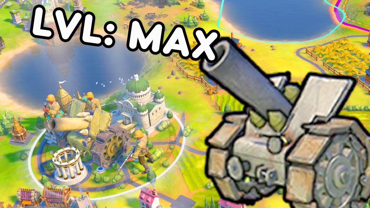 Destroying my Rival Japan in 10 turns with MAX LVL ARTILLERY - Civ 6 Khmer