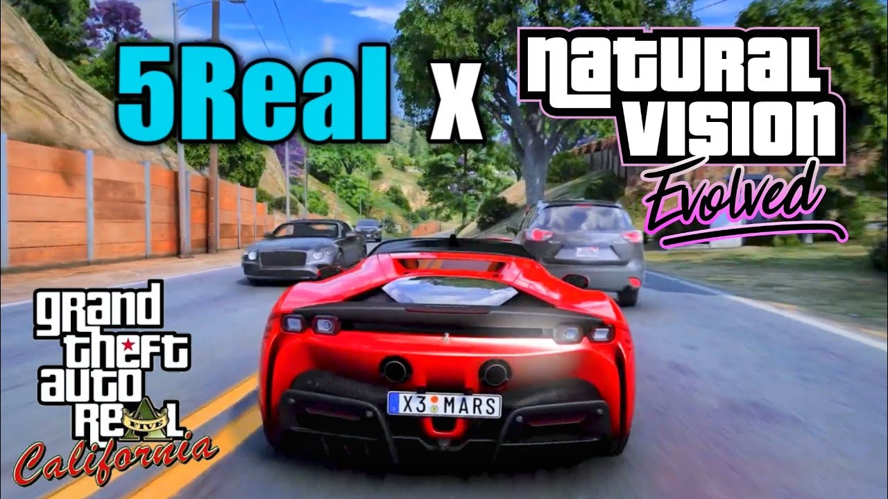 How to install 5Real + Natural Visual Evolved‼️GTA 5 2024 💥 Combine Graphics Mod.