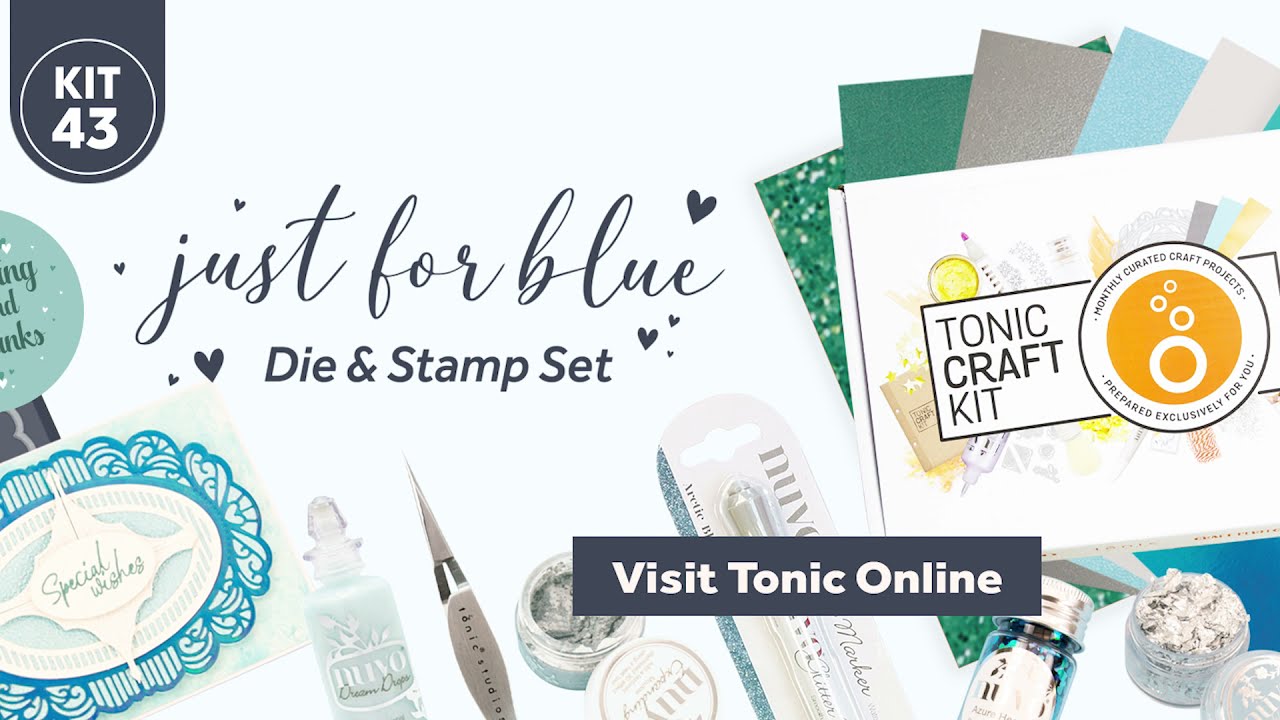 Tonic Craft Kit 43 Just For Blue - Tonic Introduces
