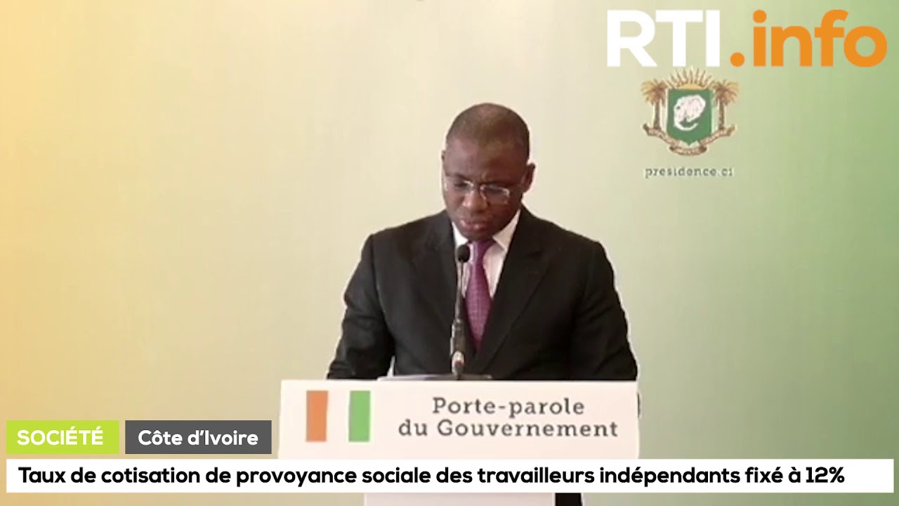 Taux de cotisation CNPS pour les travailleurs indépendants fixé à à 12 % du revenu mensuel
