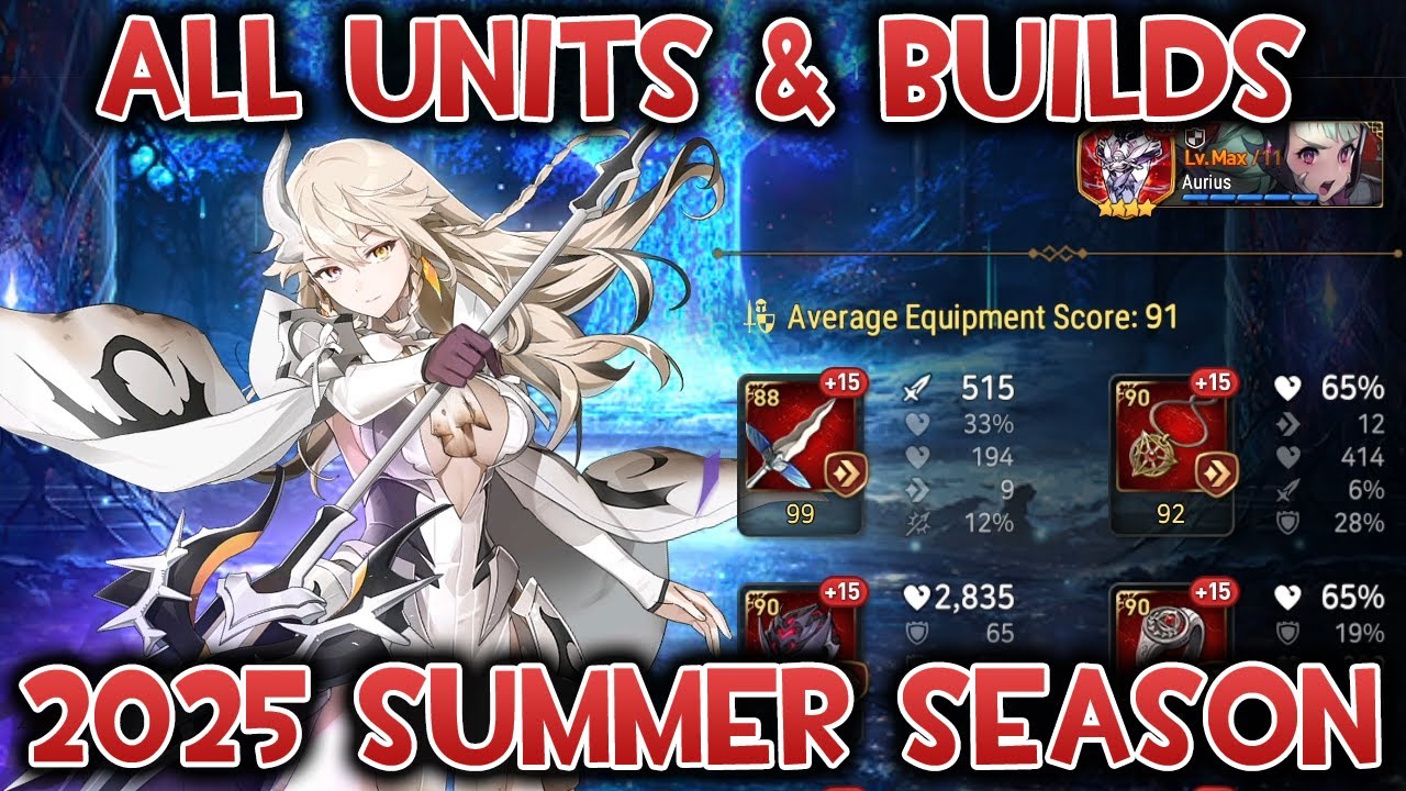Epic Seven - Summer 2025 Season Builds! - Account Overview
