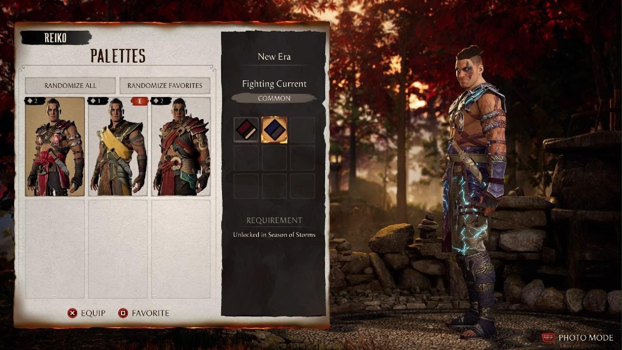 Mortal Kombat 1 showing off my gear