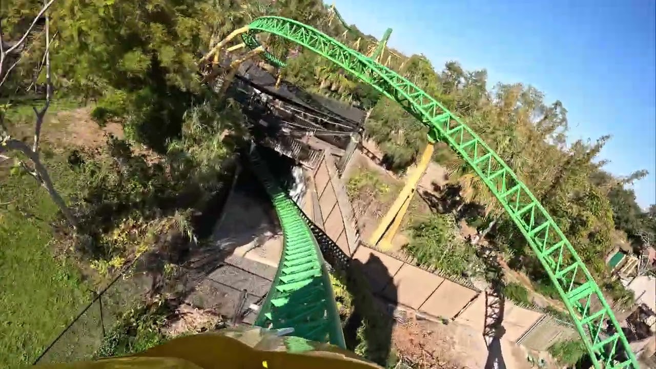 Cheetah Hunt Front Row POV (4K 60fps) | Coaster Chasers