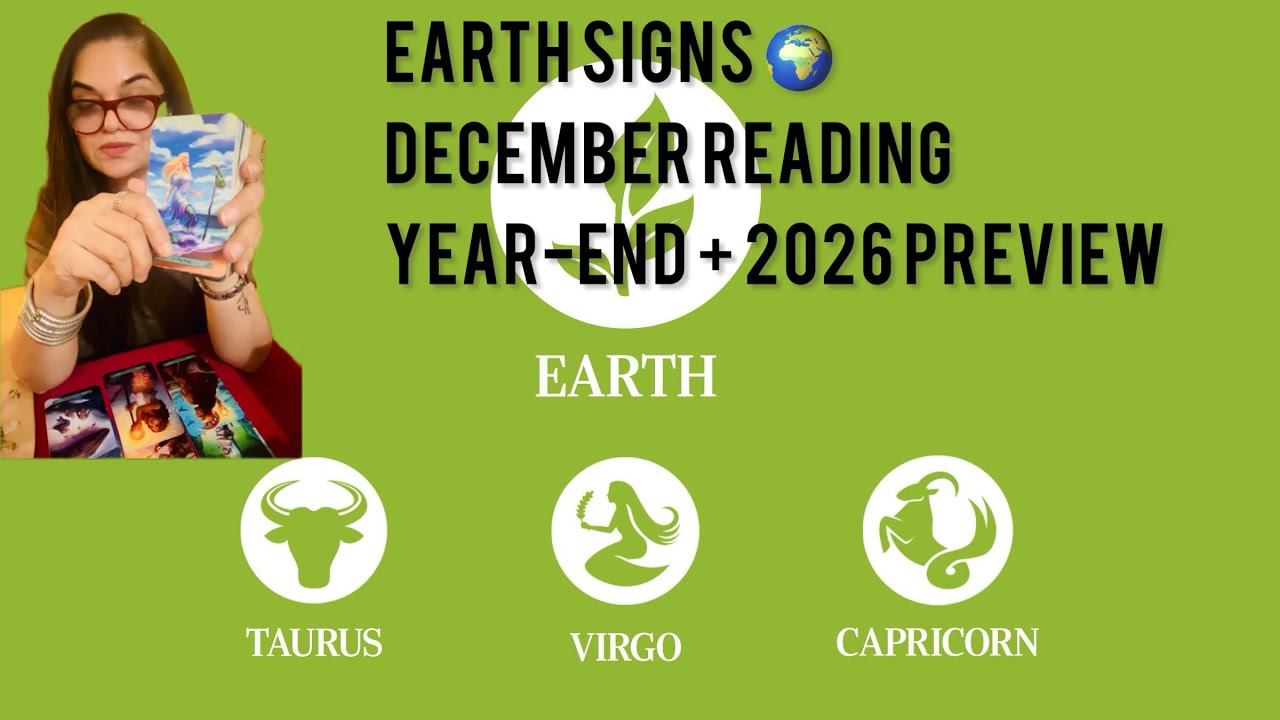 Taurus • Virgo • Capricorn 🌍 December Energy Update | Year-End + New Year Insights