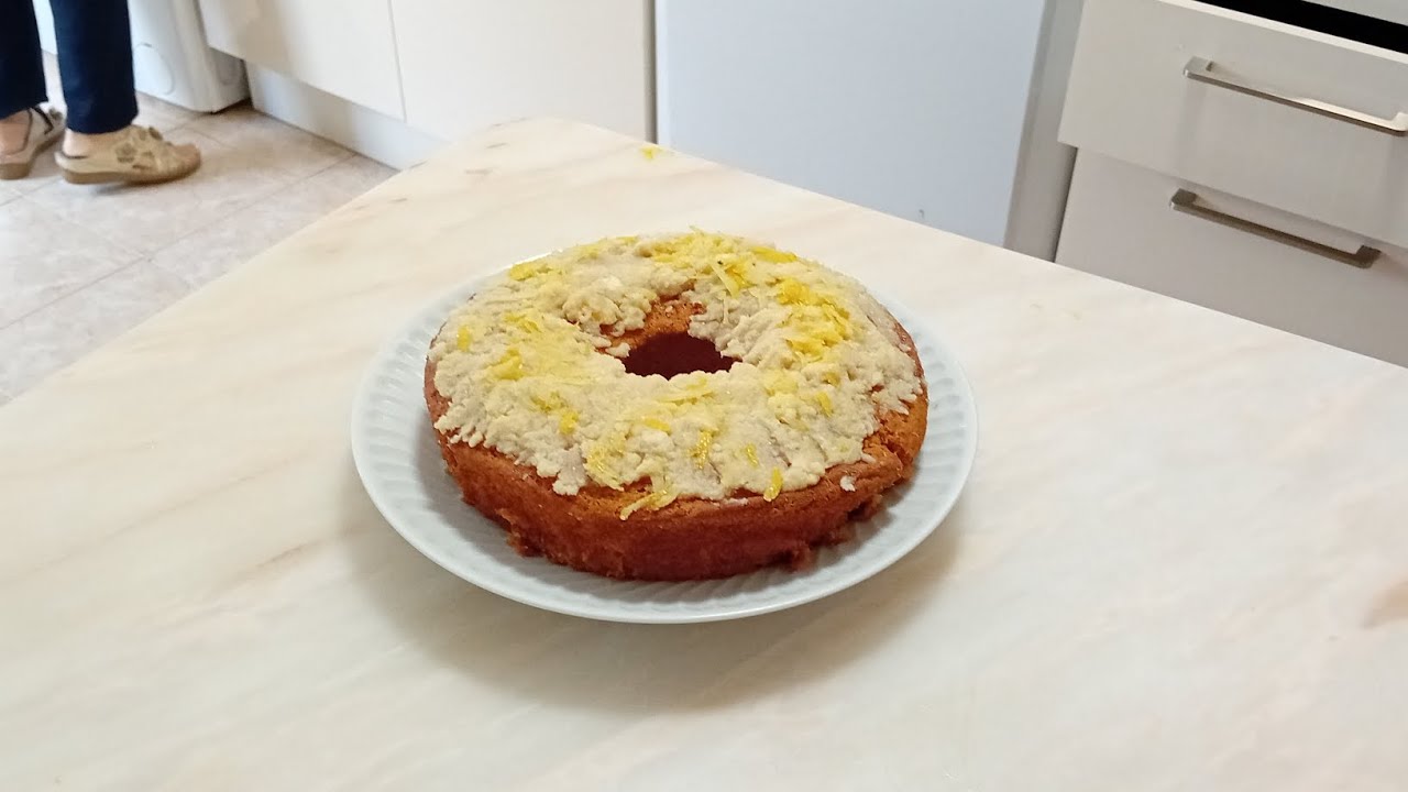 Bolo de Amêndoa depois do apagão.