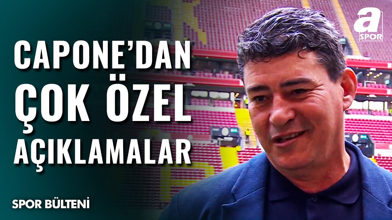 SICAK GELİŞME! Galatasaray'ın Efsanesi Capone'dan Çok Özel Açıklamalar...