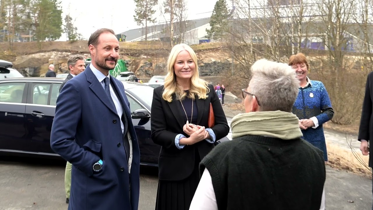 Crown Princess Mette-Marit of Norway visits Mortensrud