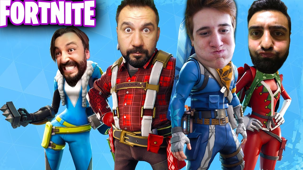 EKİPLE FORTNITE  YENİ KARAKTERLER !  | Gereksizoda-Ümidi-Takla king