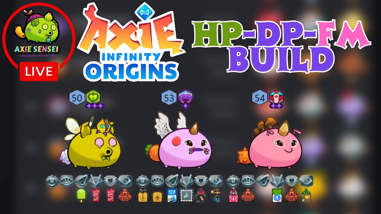 🔴LIVE: Axie Infinity: Origins | Season 16 | Mystic  Era | Healing Pulse DP build!