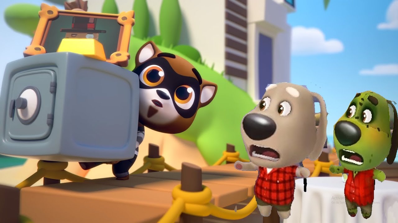 Cartoon Game For Kids and Children My Talking Tom Color - Baby Learn Color With Ben And Friend Tom