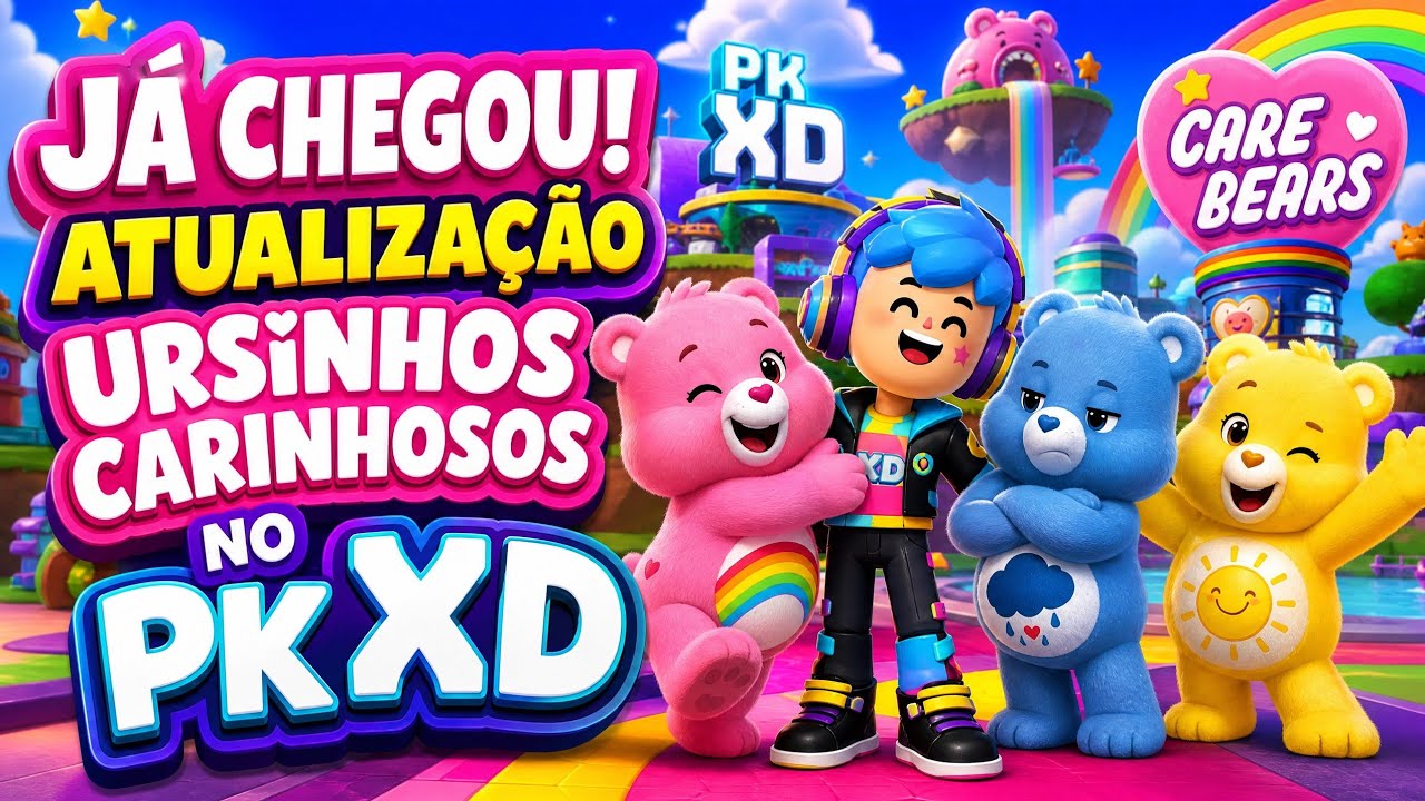 já chegou a atualização do ursnho carinhosos no pkxd