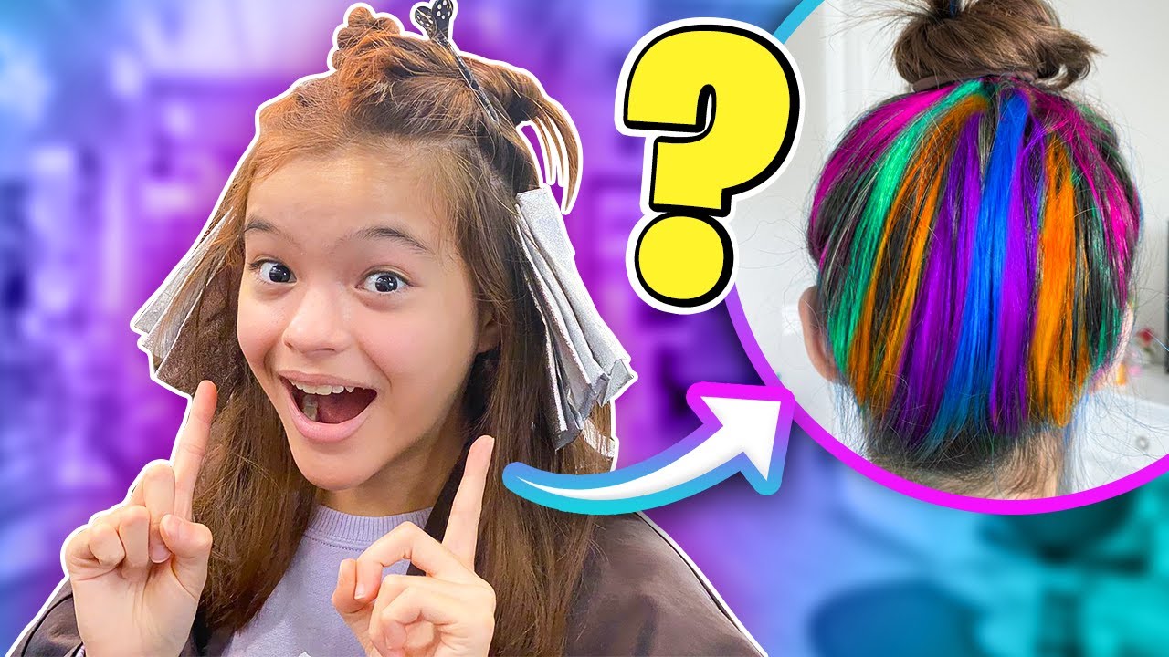 ADIVINHA QUE COR EU PINTEI MEU CABELO!!