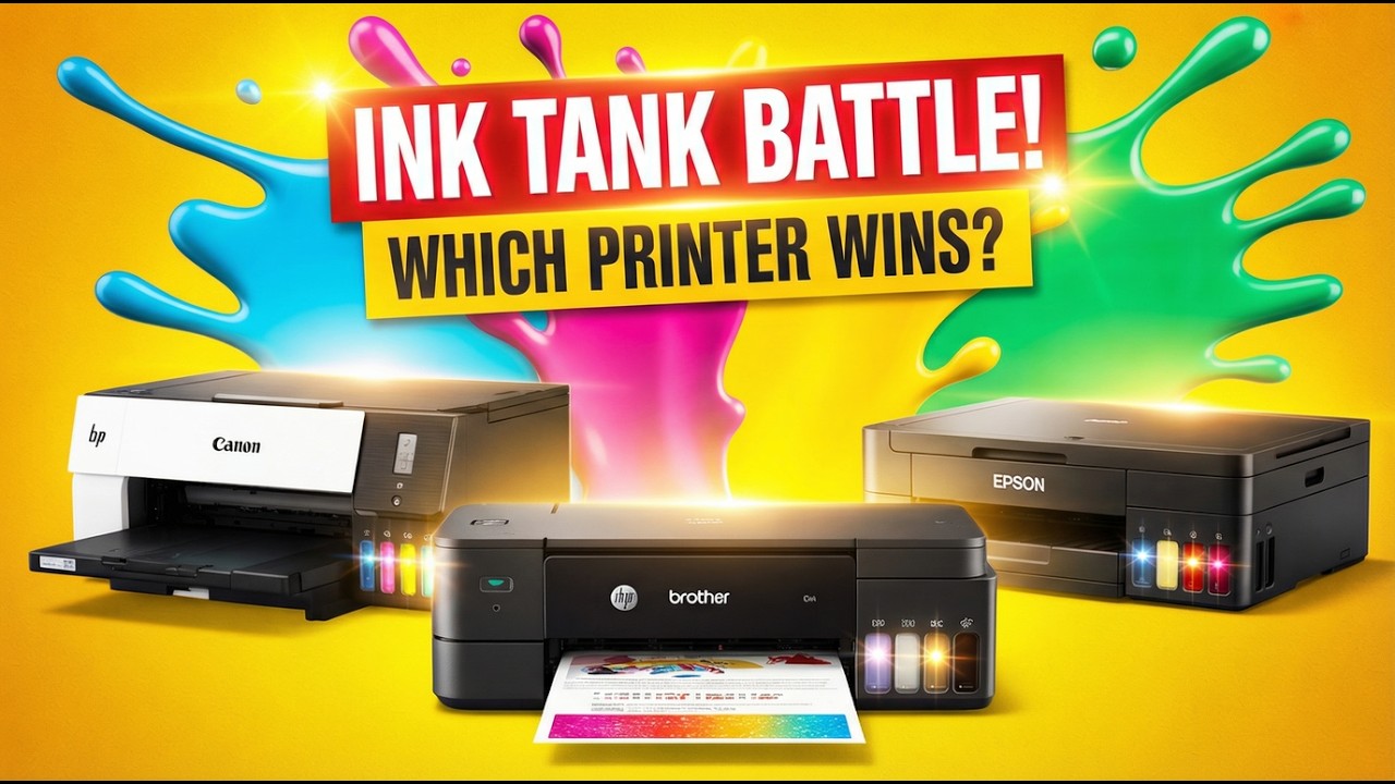HP 🆚 Canon 🆚 Epson 🆚 Brother | Лучший струйный принтер 2025 года | Обзор и сравнение