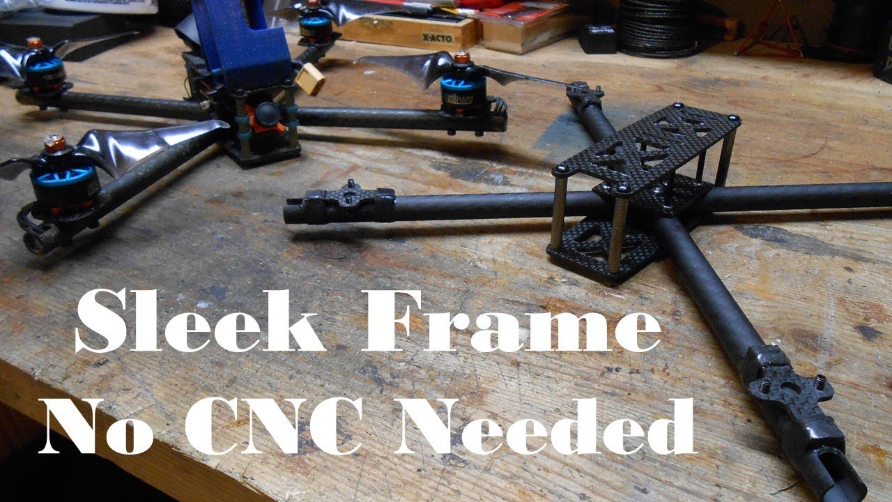 DIY FPV Racing Drone Frame - The Tubular Quad V3 - Free Plans in the Description