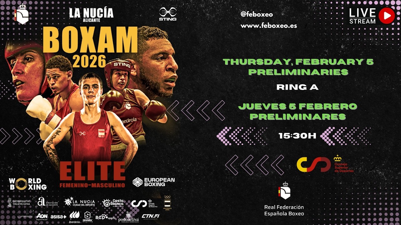 LA NUCÍA VUELVE A SER REFERENTE INTERNACIONAL CON EL TORNEO INTERNACIONAL BOXAM ÉLITE 2026