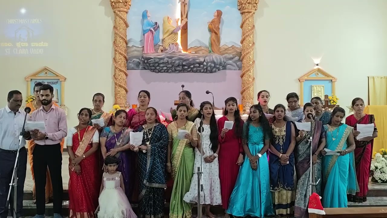 Christmas Carols 2025 | St. Clare Vado| Our Lady Lourdes Church Mundalli Bhatkal |  
