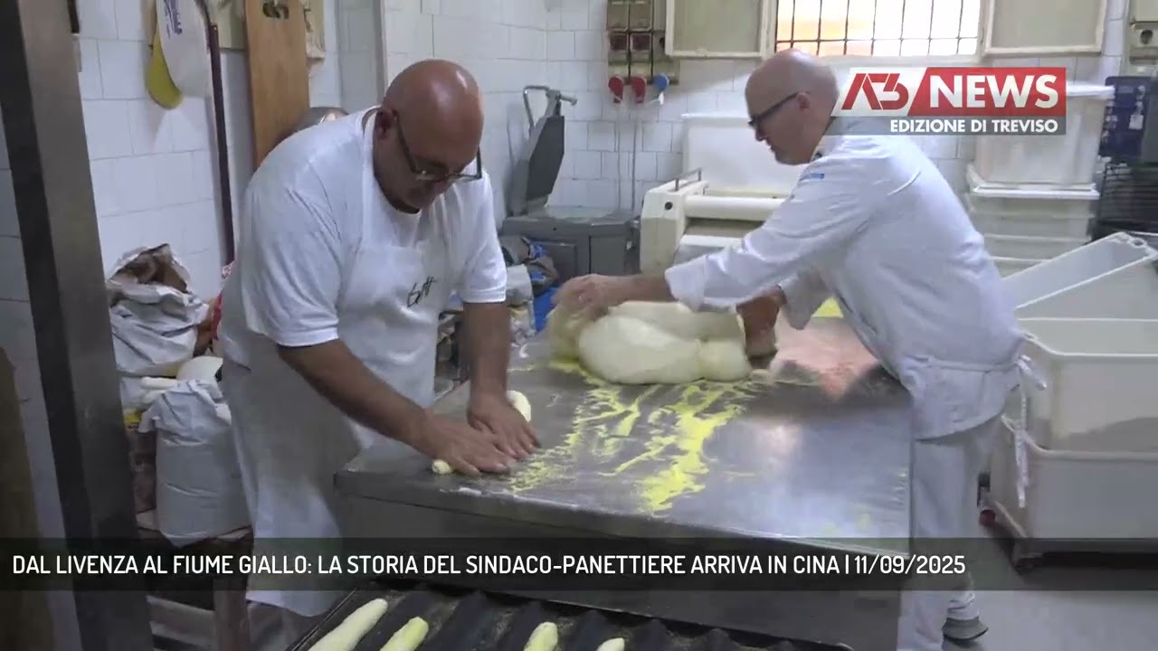 DAL LIVENZA AL FIUME GIALLO: LA STORIA DEL SINDACO-PANETTIERE ARRIVA IN CINA | 11/09/2025