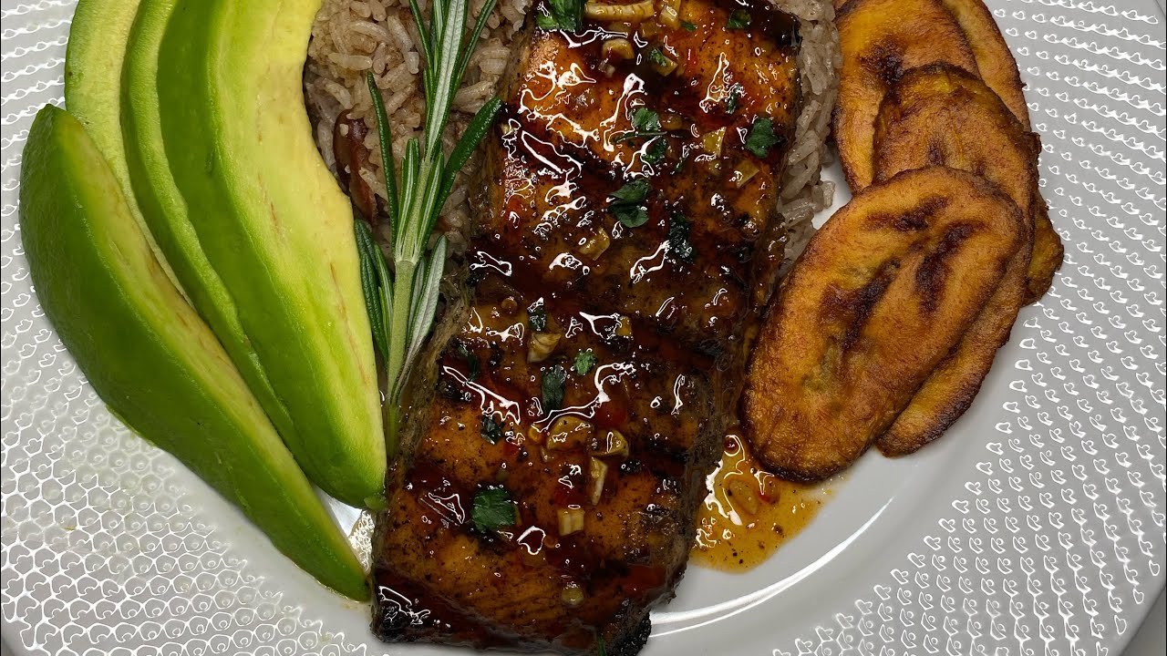 Super Quick & Easy Grilled Jerk Sweet Chilli Salmon