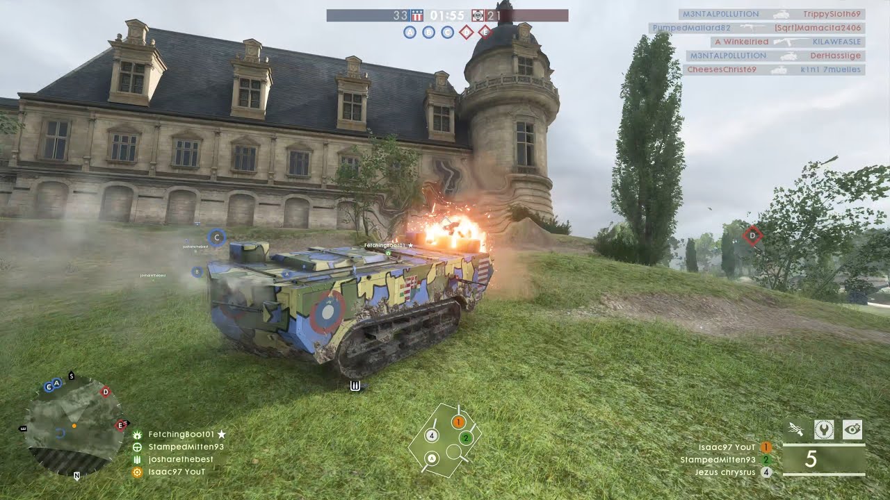 Battlefield 1: Conquest gameplay (No Commentary)