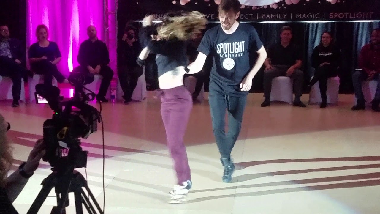 Spotlight NYE 2018. Strictly Swing - Open - Spotlight Final. Jakub Jakoubek & Nicole Clonch.