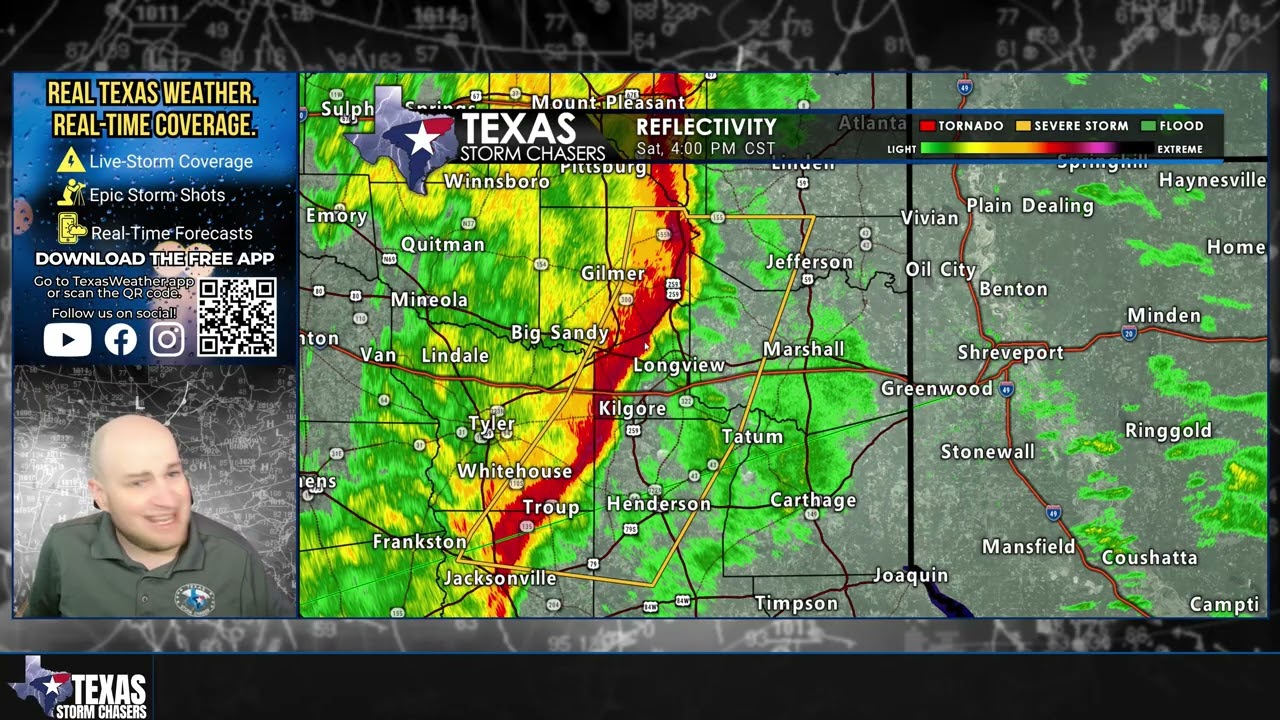 Tornado Watch in Effect Until 9PM for Houston & East Texas