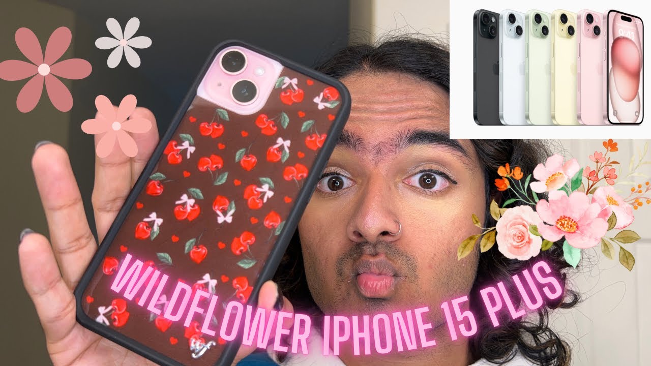 ✨aesthetic iPhone 15 Plus Wildflower case unboxing ✨. *ASMR*