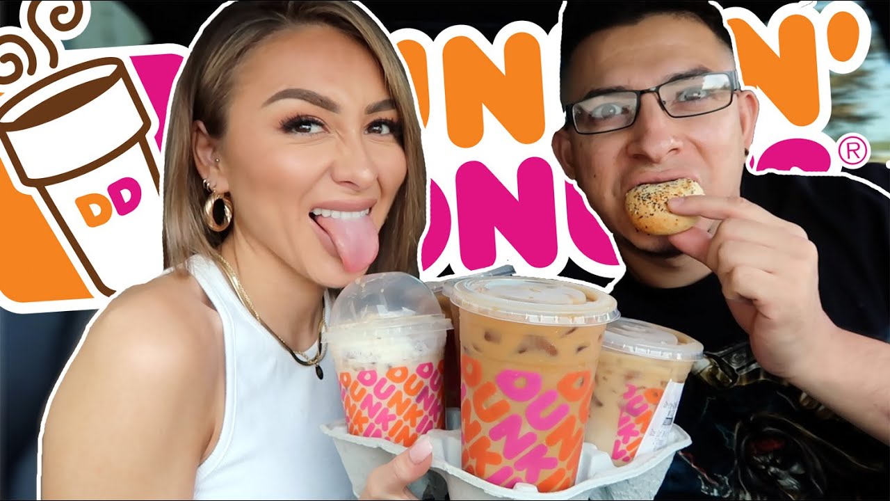 Trying my SUBSCRIBERS DUNKIN DONUTS DRINKS | YesHipolito