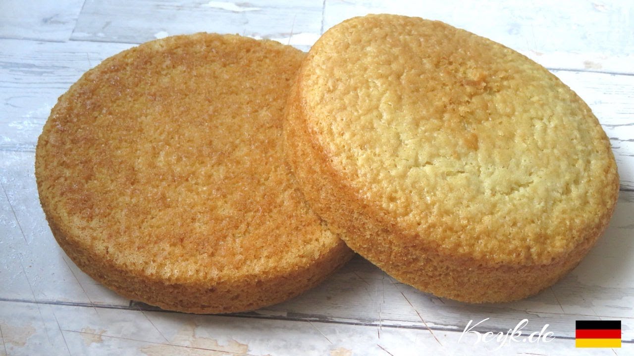 Veganer Tortenboden - Vegan Kuchen backen ganz einfach