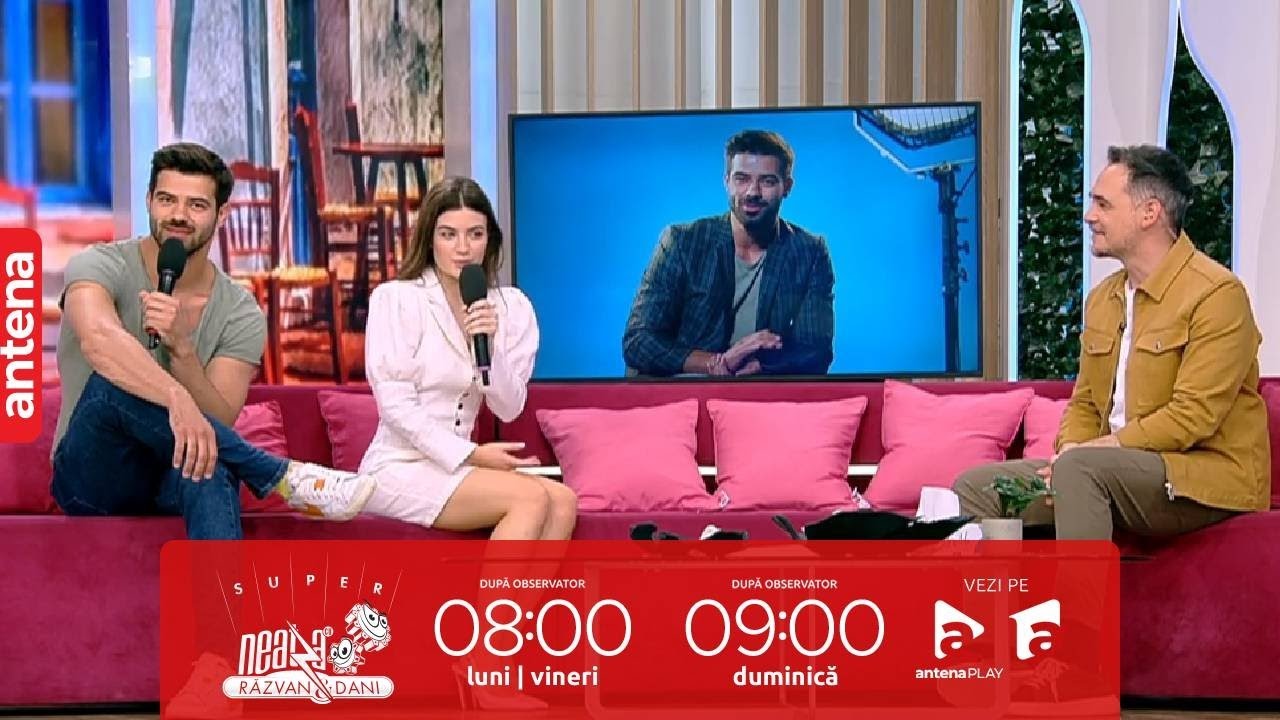 Ana Bodea și Ștefan Floroaica, actori din serialul Lia - Soția soțului meu, invitați la Super Neatza
