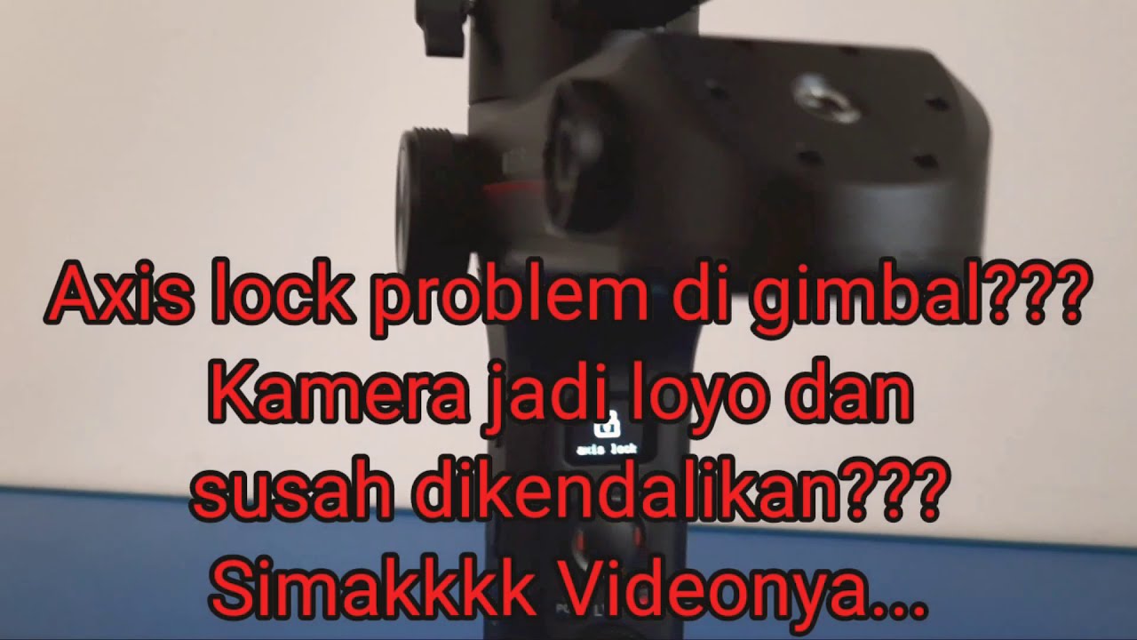 Axis lock problem di gimbal Zhiyun Weebill S? #Tutorial how to balance gimbal Zhiyun Weebill S...