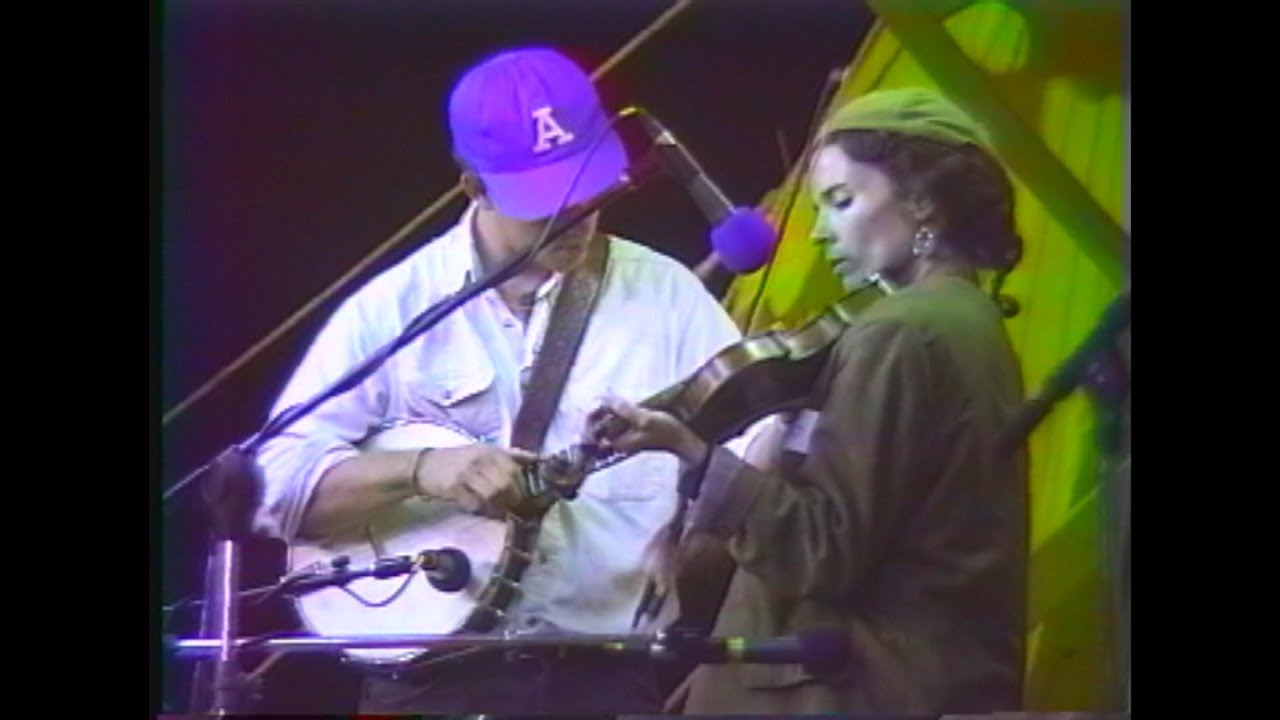 Tara Nevins Competing in the Old Time Fiddle Contest at the 1989 Galax Fiddlers Convention.