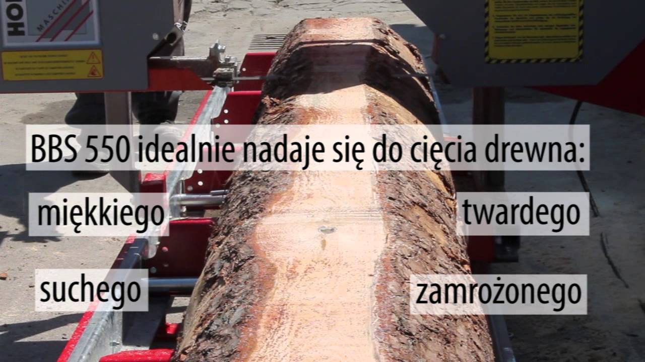 Piła taśmowa trak BBS 550 Holzmann - piły KMA Maszyny