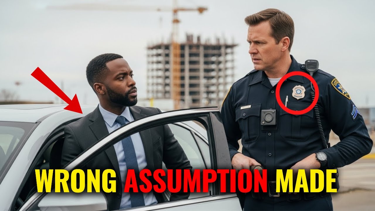 Racist Police Officer Stops Black Driver Leaving Site, Later Learns He Built It