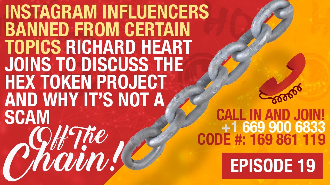 Crypto Live! EP. 19 Richard Heart Comes on To Discuss Hex Token Being Called A Scam