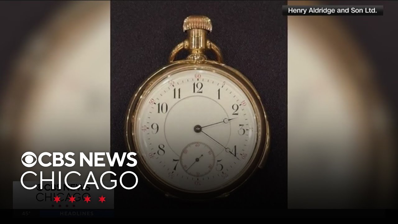 Isidor Straus's pocket watch, retrieved from the Titanic, is up for auction