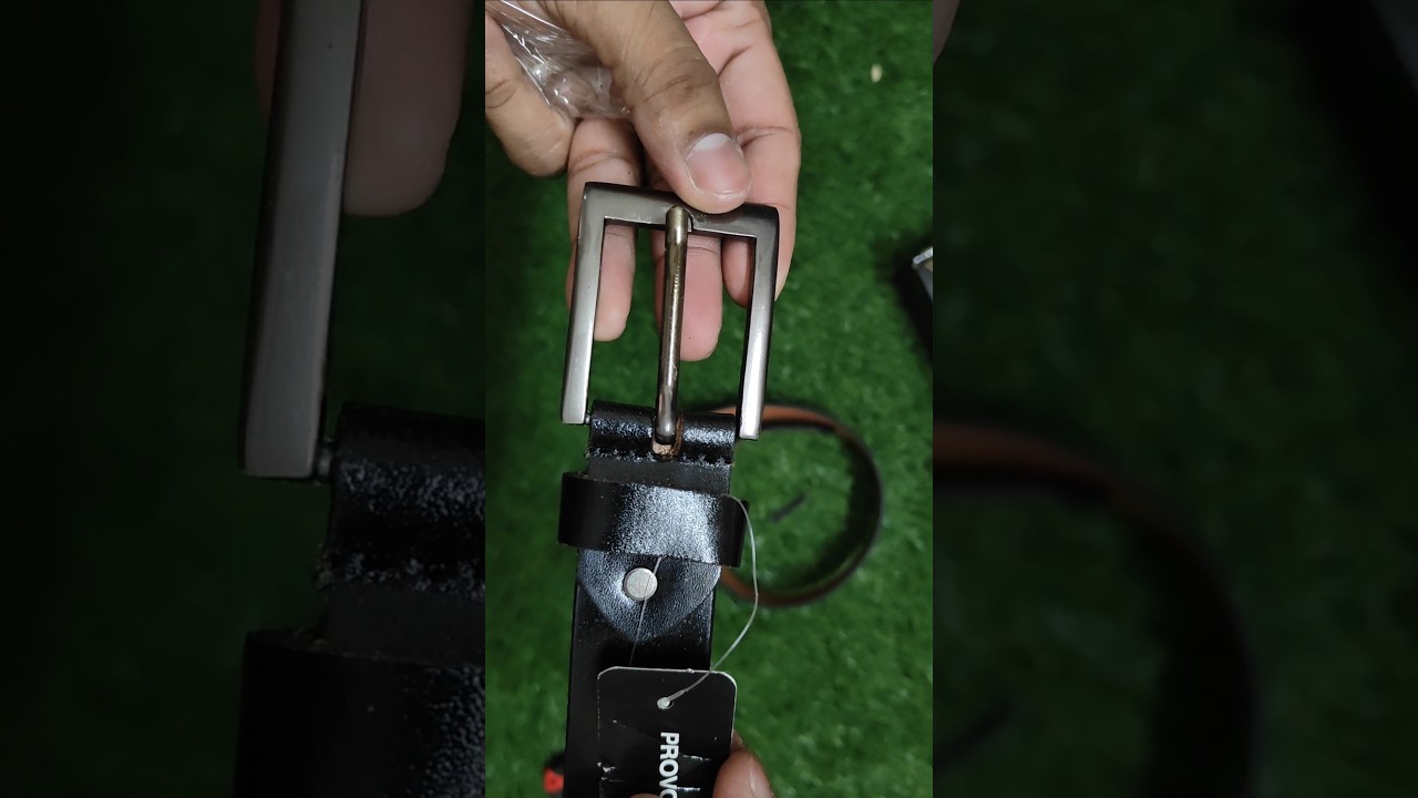 PROVOGUE Men Casual / Formal Black Genuine Leather Belt Unboxing #provoguebelt #belt #shorts